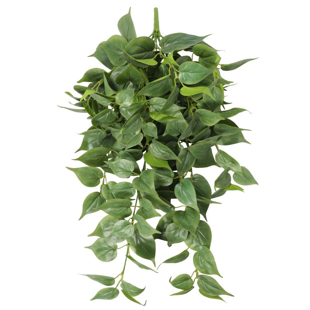 Nearly Natural Artificial Philodendron Hanging Bush 75cm - Designer Vertical Gardens hanging fern hanging garland