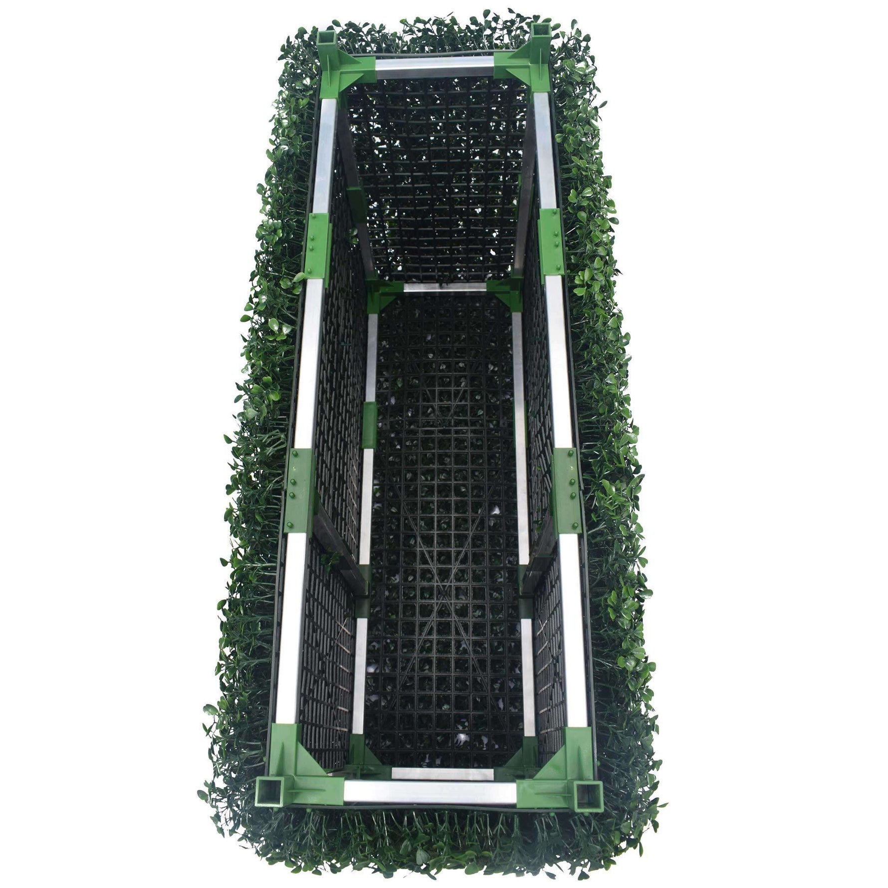 Portable Artificial Boxwood Hedge UV Resistant 25cm High 100cm Long - Designer Vertical Gardens artificial green wall sydney artificial hedge fence panels