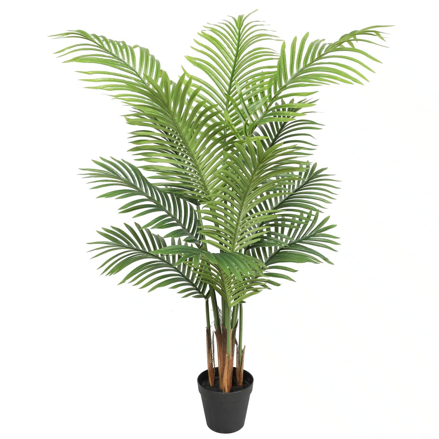 Potted Bushy Artificial Areca Palm Tree 120cm - Designer Vertical Gardens Articial Trees Artificial Trees