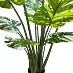 Premium Artificial Potted Monstera Albo 150cm - Designer Vertical Gardens Artificial Shrubs and Small plants