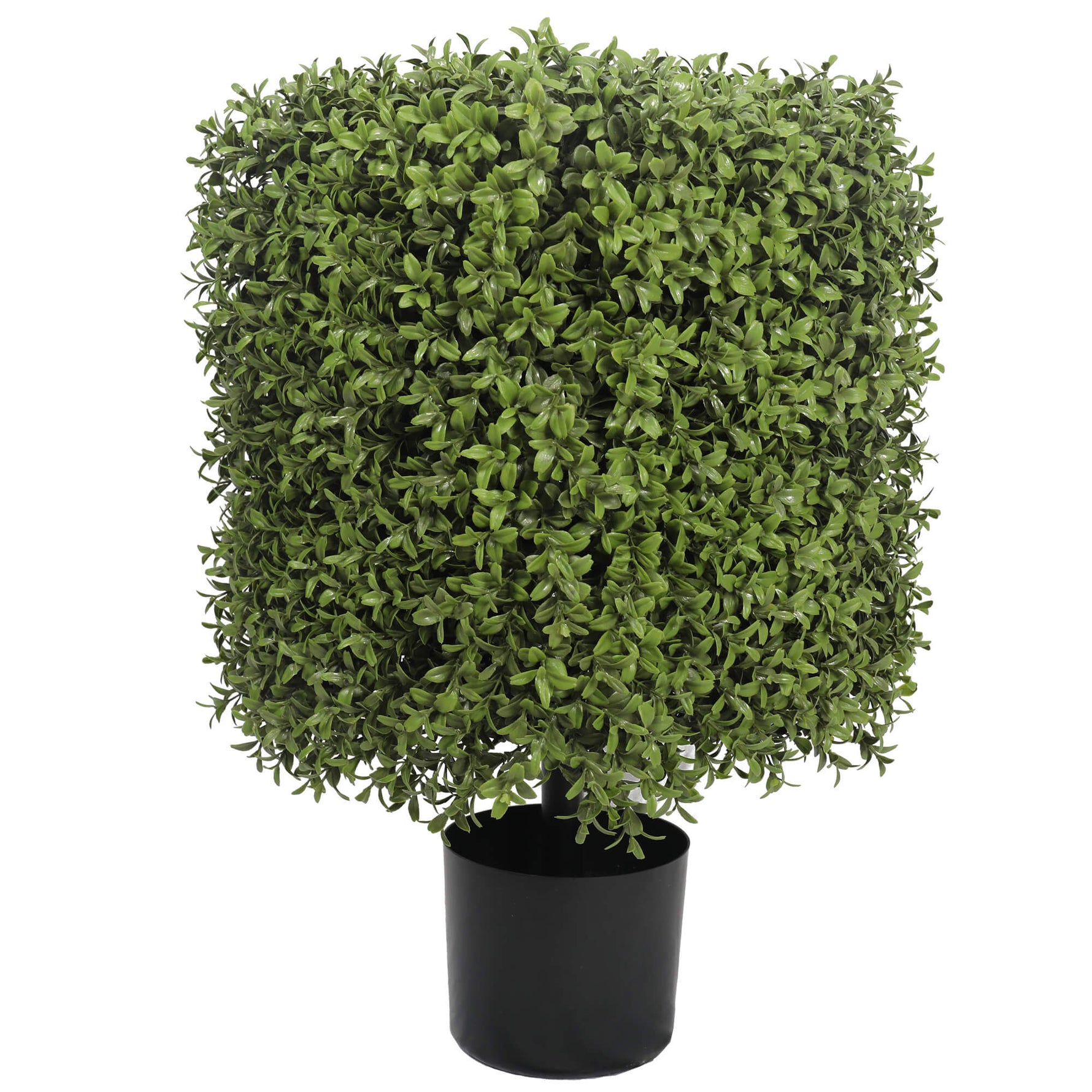 Premium Potted Artificial Square Topiary Plant 55cm - Designer Vertical Gardens Artificial Shrubs and Small plants Topiary Ball