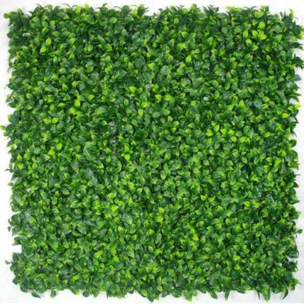 Sample - Myrtle Leaf Artificial Hedge Panel (25cm x 25cm) - Designer Vertical Gardens artificial garden wall plants artificial green wall australia