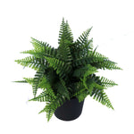 Small Potted Artificial Persa Boston Fern Plant UV Resistant 20cm - Designer Vertical Gardens Artificial Shrubs and Small plants artificial vertical garden plants