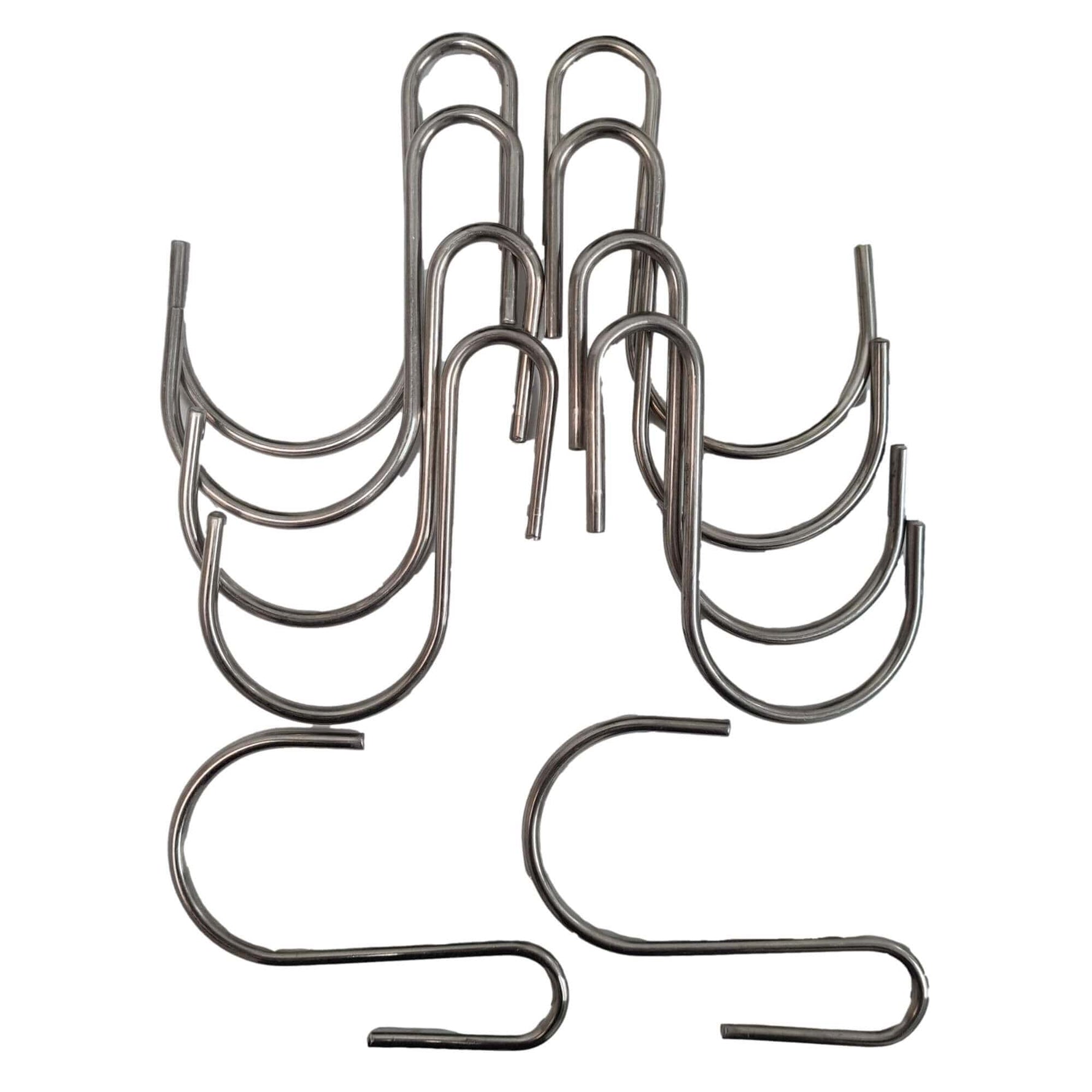 Stainless Steel Hanging Hooks 9cm x 7cm 10 Pieces - Designer Vertical Gardens Installation Equipment