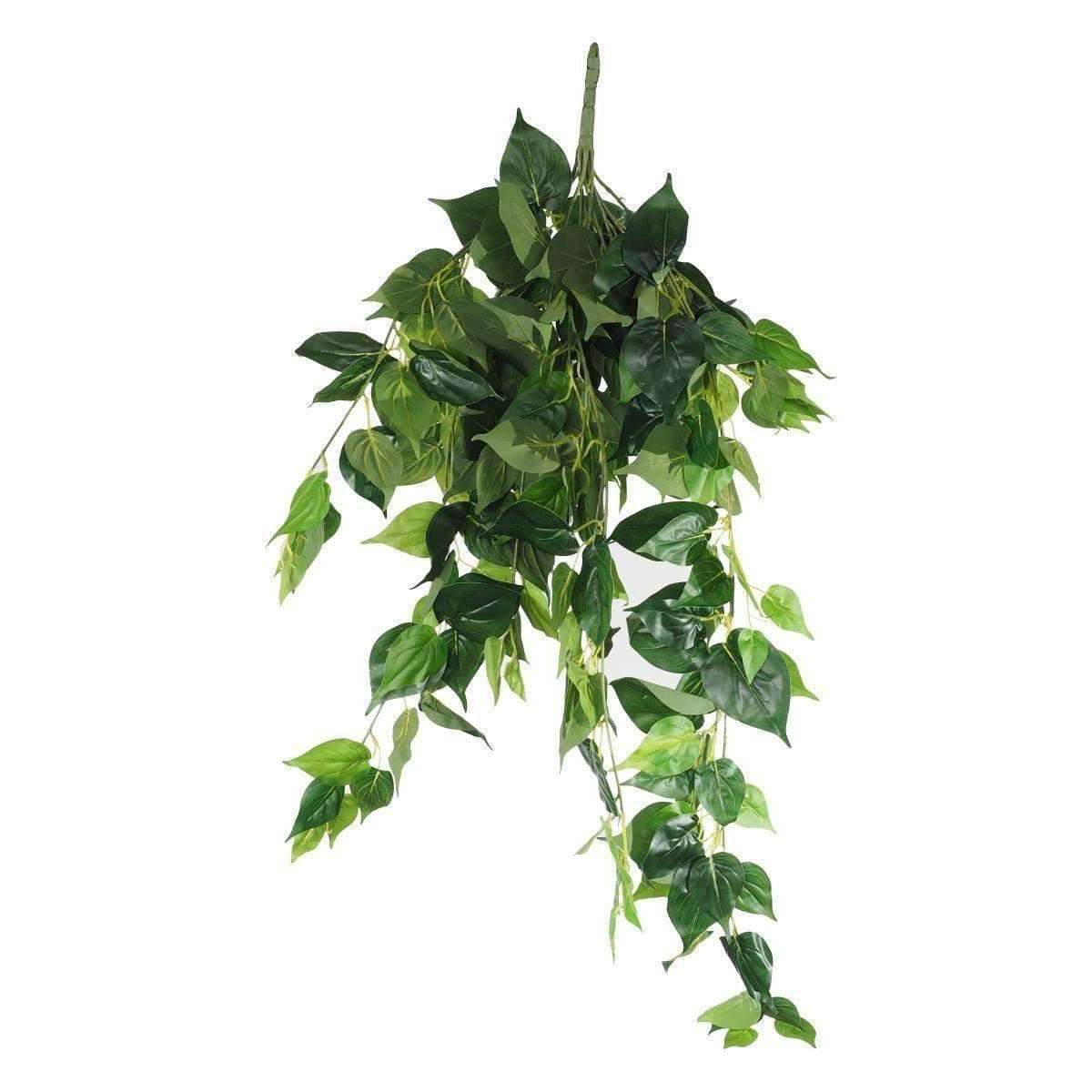 UV Hanging Philodendron Bush - 100cm - Designer Vertical Gardens artificial garden wall plants artificial green wall australia