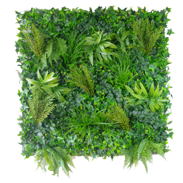 UV Native Tea Tree Artificial Vertical Garden / Fake Green Wall 1m x 1 ...