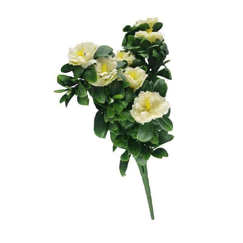 White Rose Bunch 45cm UV Resistant - Designer Vertical Gardens artificial green wall sydney artificial vertical garden melbourne