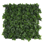 Variegated Boston Ivy Leaf Screen Green Wall Panel UV Resistant 1m X 1m (Solid Backing) - Designer Vertical Gardens artificial vertical garden melbourne artificial vertical garden plants