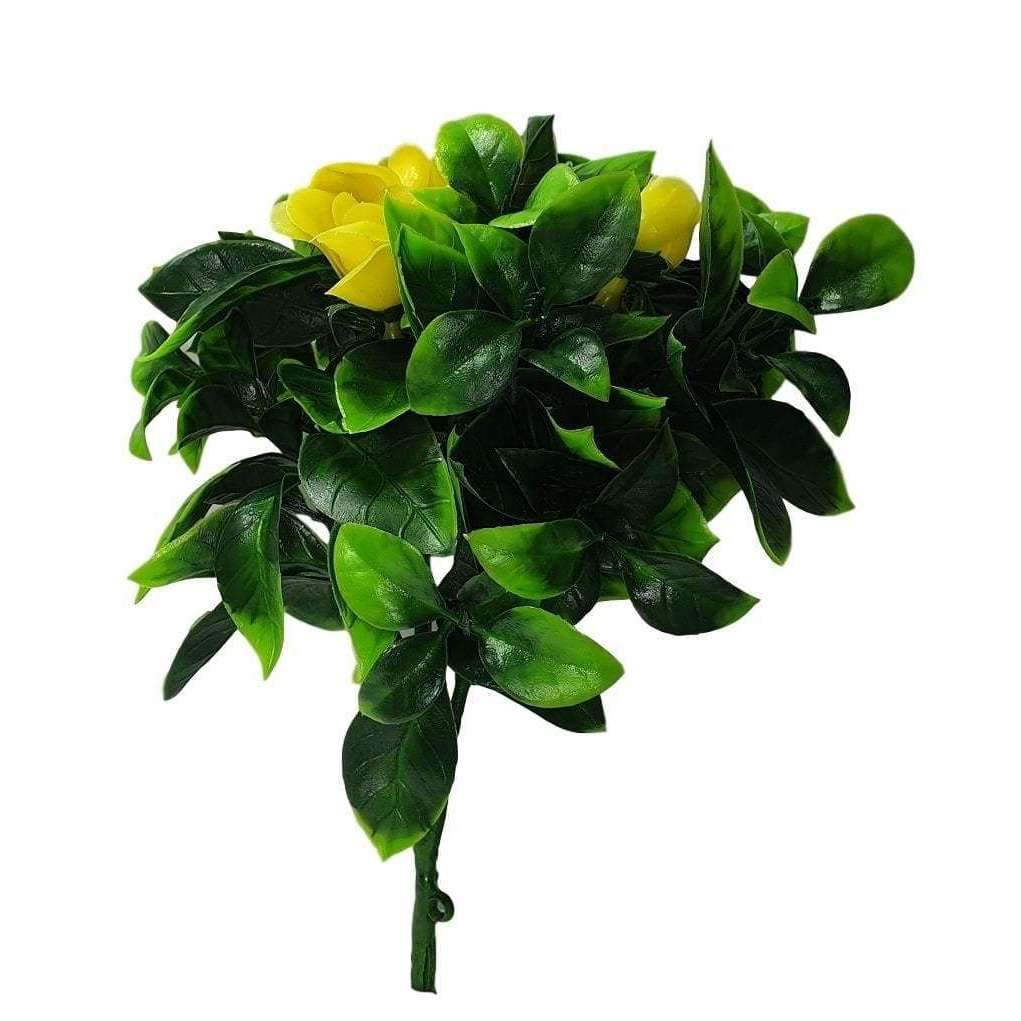 Yellow Rose Artificial Vertical Garden / Fake Green Wall 100cm x 100cm UV Resistant - Designer Vertical Gardens artificial green wall sydney artificial vertical garden melbourne