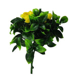 Yellow Rose Artificial Vertical Garden / Fake Green Wall UV Resistant Sample - Designer Vertical Gardens artificial garden wall plants artificial green wall sydney